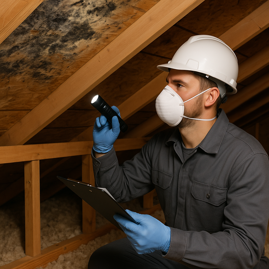 Attic Mold Inspection & Assessment