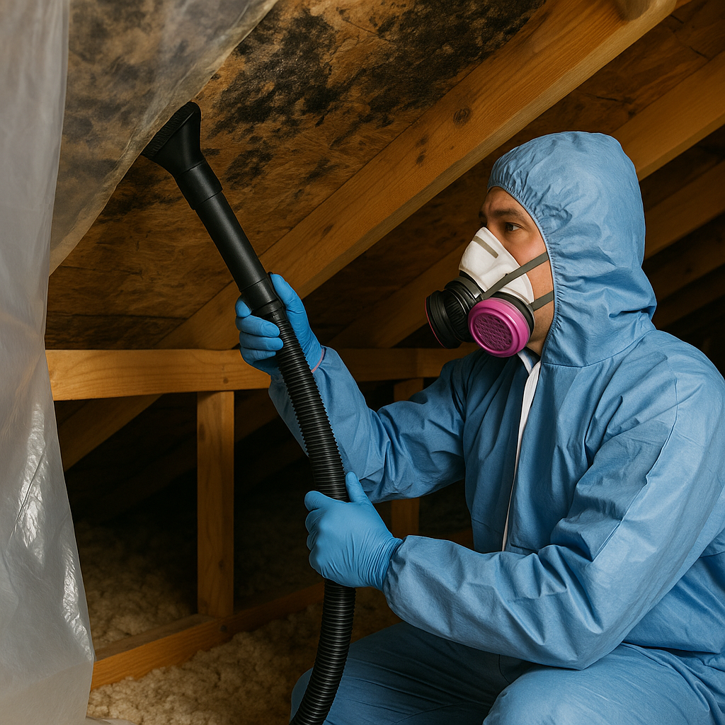 Attic Mold Removal Process