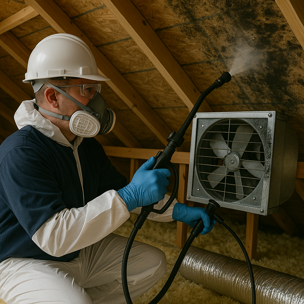 Emergency Attic Mold Remediation